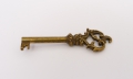 Foto 1: Biedermeier Möbel-Schlüssel / Prunkschlüssel, Messing