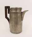 Foto 1: Biedermeier Zinn Deckelkanne, datiert 1830