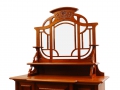 Foto 2: Jugendstil Salonmöbel / Aufsatz-Vertiko, um 1910, in Nussbaum