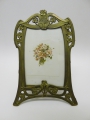 Foto 1: Jugendstil Messing Tischbilderrahmen / Standbilderrahmen, um 1910