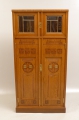 Foto 1: Jugendstil Salonschrank / Beistellschrank / Vertiko, in heller Eiche, um 1910