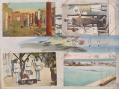 Foto 5: Japanisches Lack Postkarten-Album / Reisealbum, Jahrhundertwende - um 1900, auf Seidenmalerei