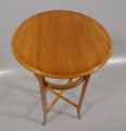 Foto 2: Runder Jugendstil Beistelltisch / Blumentisch, in Kirschbaum, um 1910