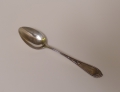 Hugo Leven (1874-1956): Jugendstil Kaffeelöffel, 800er Silber, Koch & Bergfeld - Bremen, "Bremer Lilie"
