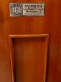 Foto 9: Art Deco Salonspiegel / Standspiegel, in Edelholz, Ausführung Raumkunst - Werkstätten für Kunstgewerbe - Dresden, Entwurfsmöbel (wohl Bruno Paul)