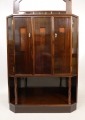 Foto 4: Art Deco Aufsatzmöbel / Salonschrank, in Edelholz, Ausführung Raumkunst - Werkstätten für Kunstgewerbe - Dresden, Entwurfsmöbel (wohl Bruno Paul)