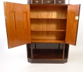 Foto 9: Art Deco Aufsatzmöbel / Salonschrank, in Edelholz, Ausführung Raumkunst - Werkstätten für Kunstgewerbe - Dresden, Entwurfsmöbel (wohl Bruno Paul)