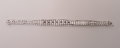 Foto 2: Armband, 835er Silber, 20. Jahrhundert, mit saphirartigem Zirkoniabesatz