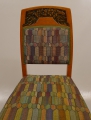 Foto 4: Jugendstil Salonstuhl, um 1910, in Eiche