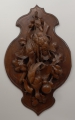 Foto 3: Ein Paar große Jagd-Wandappliken / Stilleben-Reliefs, 19. Jahrhundert, Nussbaum geschnitzt