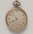 Vergoldete Art Deco Herren Taschenuhr, "Favor"