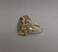 Ring, um 1920, 585er Gold, mit Turmalin