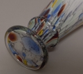 Foto 2: Design Glas Vase, Klarglas mit doppeltem Überfang