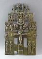 Foto 1: Bronze Ikonenkreuz, 19. Jahrhundert, Russland