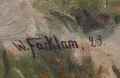 Foto 3: Wilhelm Facklam (1893-1972): Öl-Gemälde, Herbststurm an der See, datiert 1923