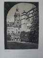 Kurt Mücke (1885-1940): Grafik - Radierung, "Sondershausen Schloss"