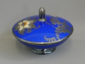 Art Deco Porzellan Deckeldose, um 1939, Rosenthal Bahnhof-Selb (Bayern)